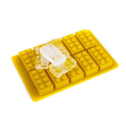 AussieSuperStore Homeware Supplies Silicone Lego Brick Building Block Ice Block Baking Mould Tray - Yellow Silicone Lego Brick Building Block Ice Block Baking Mould Tray Yellow SKBLDBLKICETRAYYEL